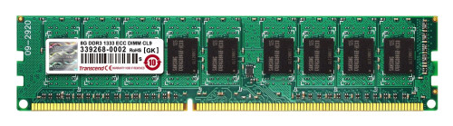Transcend DIMM TS1GLK72V3H 8GB DDR3-1333 ECC (TS1GLK72V3H)
