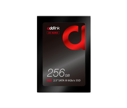 AddLink S20 256GB 2.5" SATA III 6Gb/s 3D TLC SSD (ad256GBS20S3S)