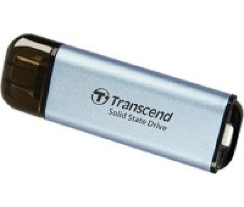 Внешний SSD накопитель Transcend ESD300С USB 3.1 Gen 2 Type-C ESD300 Blue 1TB (TS1TESD300C) 