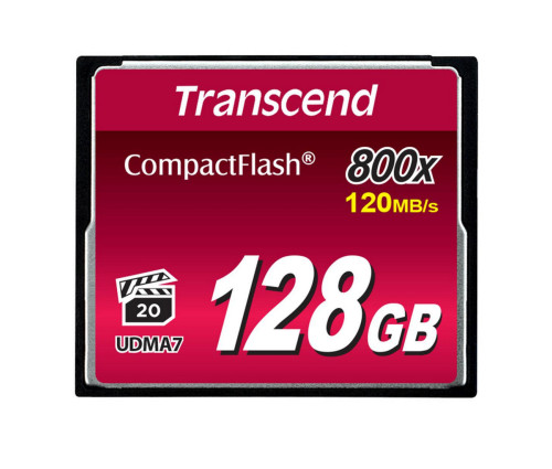 Карта памяти Transcend CompactFlash 800x 128GB (TS128GCF800)