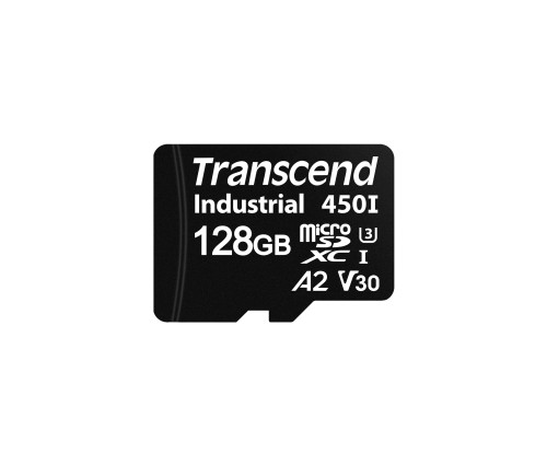 Карта памяти Transcend Industrial 128GB microSDXC I, V30, U3, A2 (TS128GUSD450I)