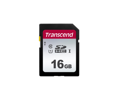 Карта памяти Transcend 16GB SDHC U1 Card, TLC (TS16GSDC300S)