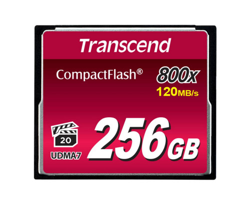 Карта памяти Transcend CompactFlash 800x 256GB (TS256GCF800)