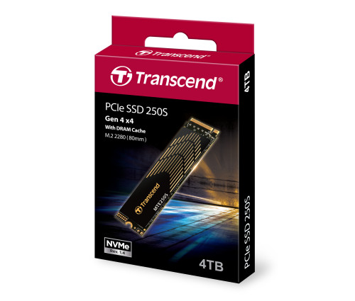 SSD накопитель Transcend MTE250S M.2-2280 PCIe Gen4 x4 NVMe 4TB (TS4TMTE250S)