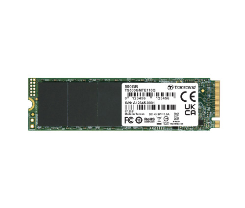 SSD накопитель Transcend SSD110Q M.2 NVMe 500GB (TS500GMTE110Q)