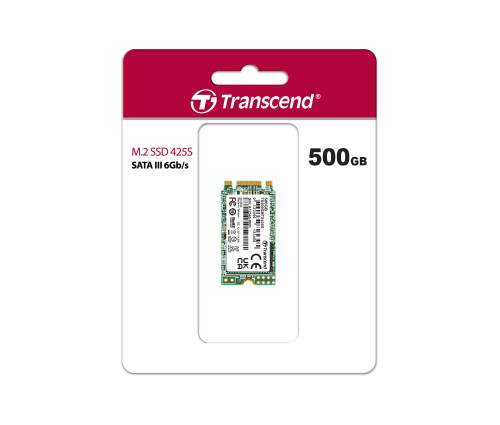 SSD накопитель Transcend MTS425S M2-2242 SATA 500GB (TS500GMTS425S)