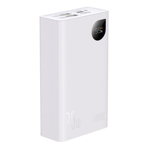УМБ Baseus Adaman2 Digital Display Fast Charge Power Bank 20000mAh 30W White (PPAD050002 / PPADM2-20)
