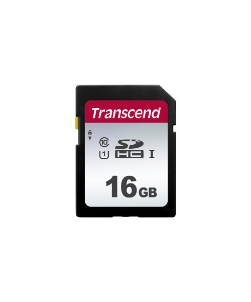 Карта памяти Transcend 16GB SDHC U1 Card, TLC (TS16GSDC300S)