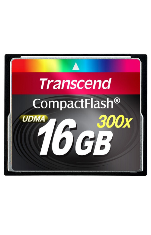 Карта памяти Transcend 16GB Compact Flash сard 300x (TS16GCF300)