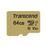 Transcend MicroSDHC 500S 64GB UHS-I U3 V30 + microSD(TS64GUSD500S)